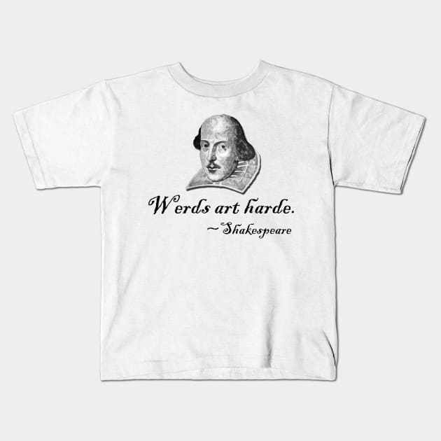 Werds Art Harde Kids T-Shirt by tsterling